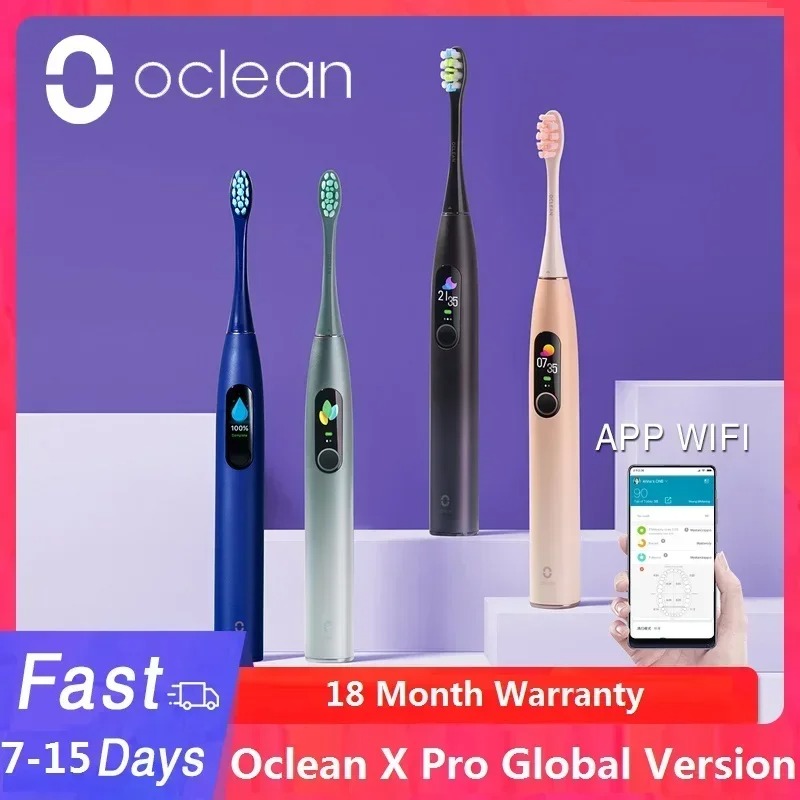 Teeth Whitening App - Cepillo de Dientes Eléctrico Sónico Oclean