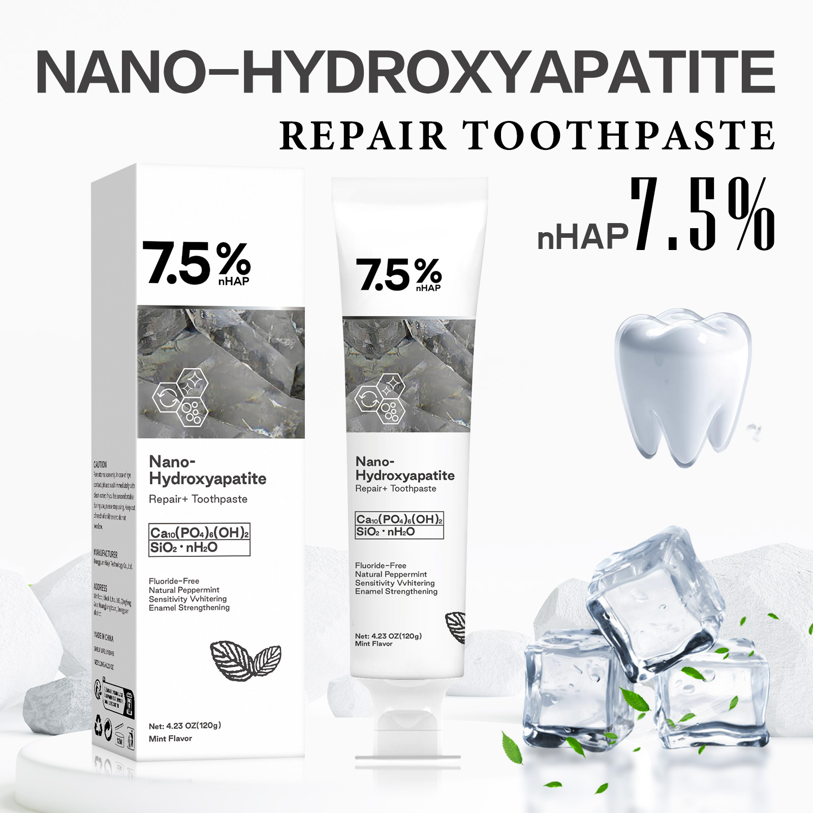 Teeth Whitening Treatment - Pasta Dental con Nano Hidroxiapatita para