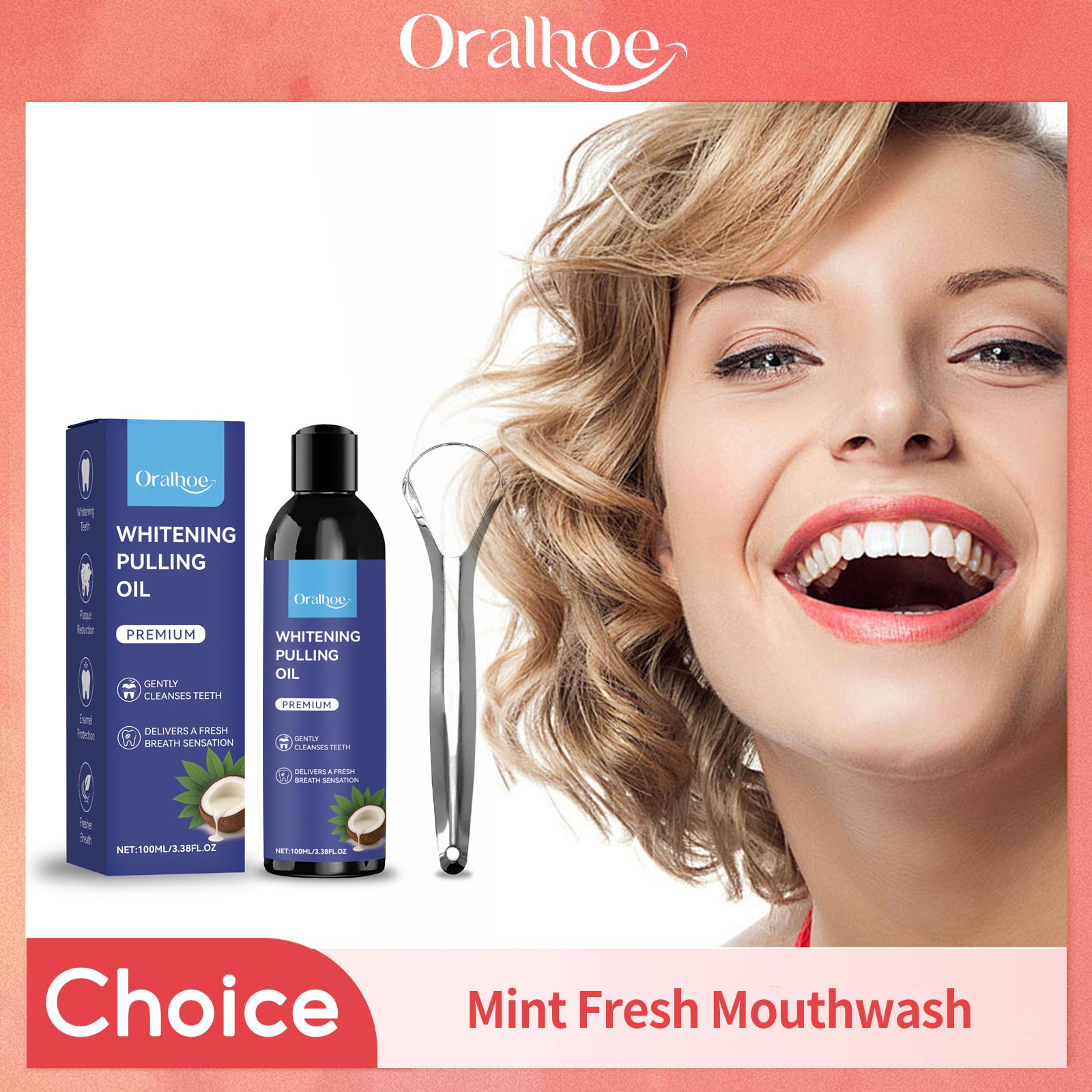 Teeth Whitening With Coconut Oil - Aceite de coco para tirar con