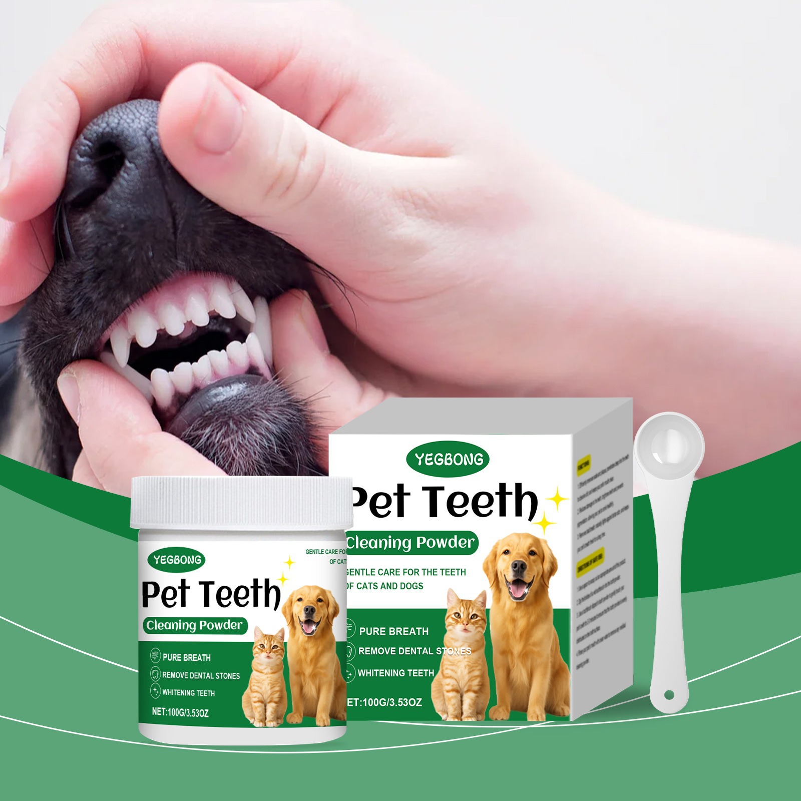 Teeth Whitening App - Polvo de limpieza de dientes para