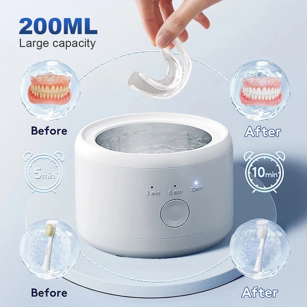 Teeth Whitening Device - Máquina Limpiadora de Aparatos Dentales con