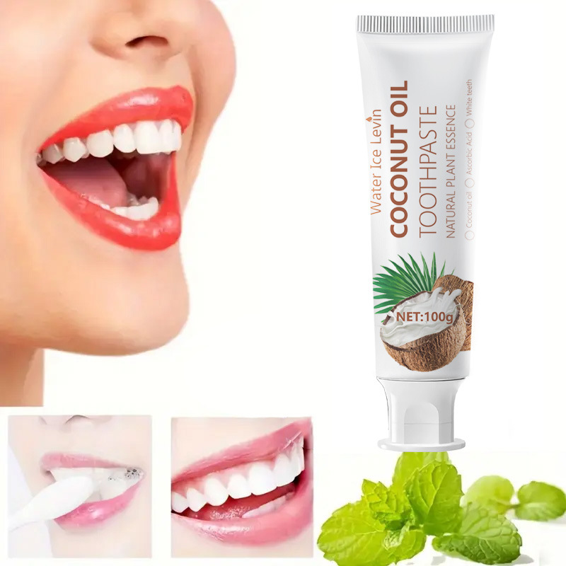 Teeth Whitening With Coconut Oil - Pasta de dientes blanqueadora con aceite