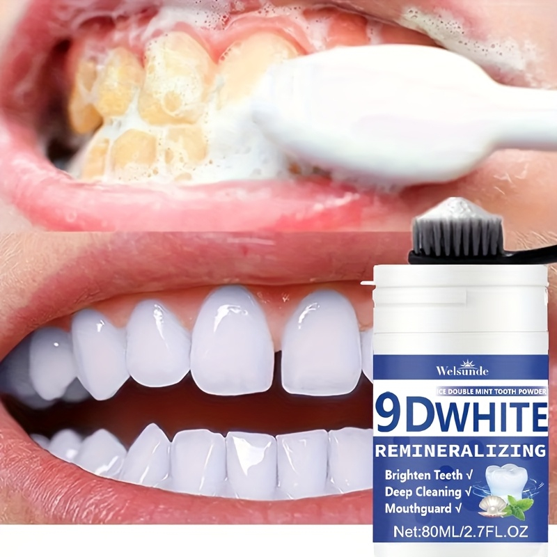 Polvo dental de hidroxapatita  - Teeth Whitening App reseña y precio