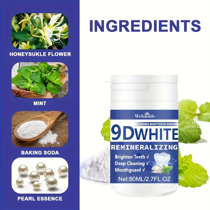 Polvo dental de hidroxapatita  - Teeth Whitening App reseña y precio