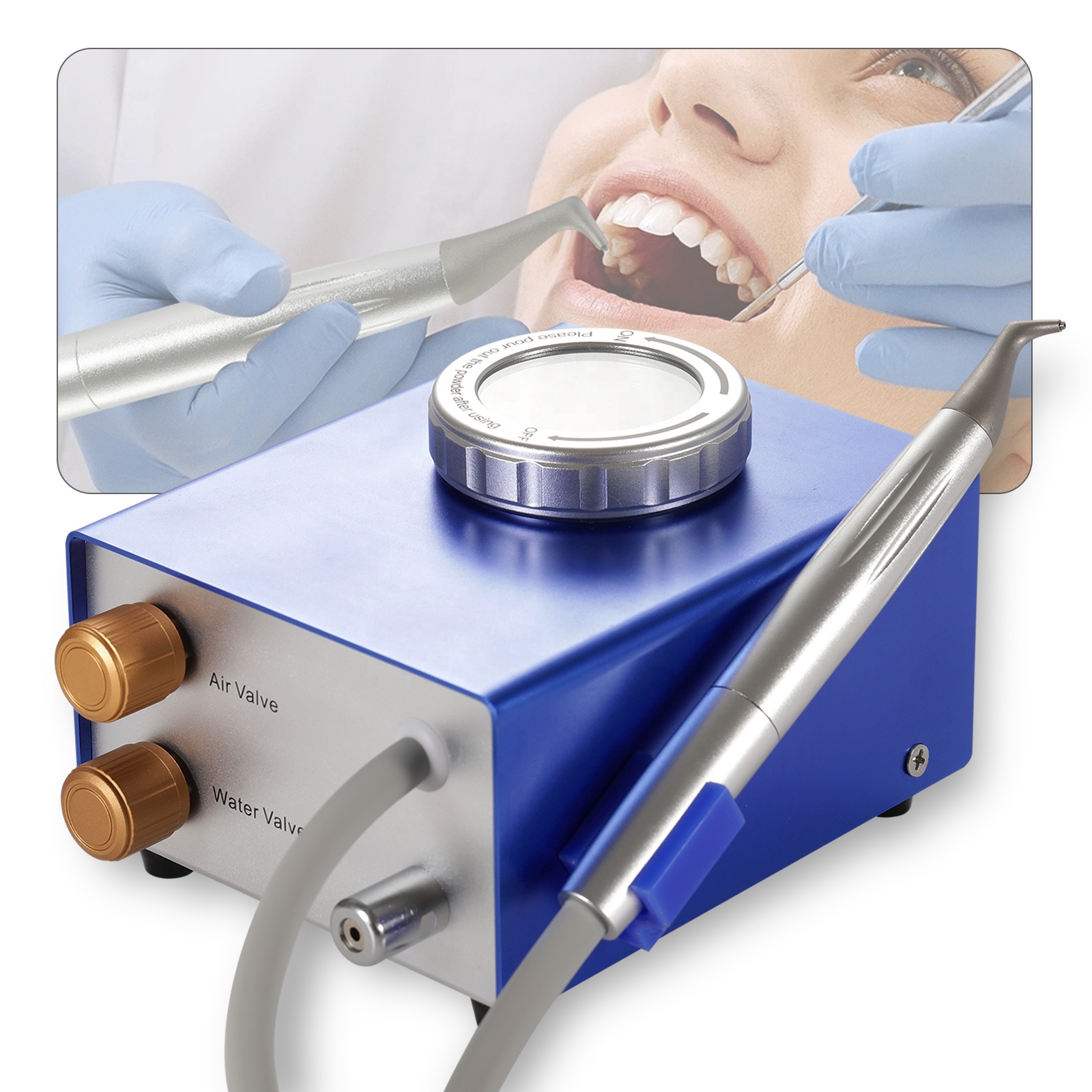 Máquina de chorro de arena M4  - Teeth Whitening Device reseña y precio