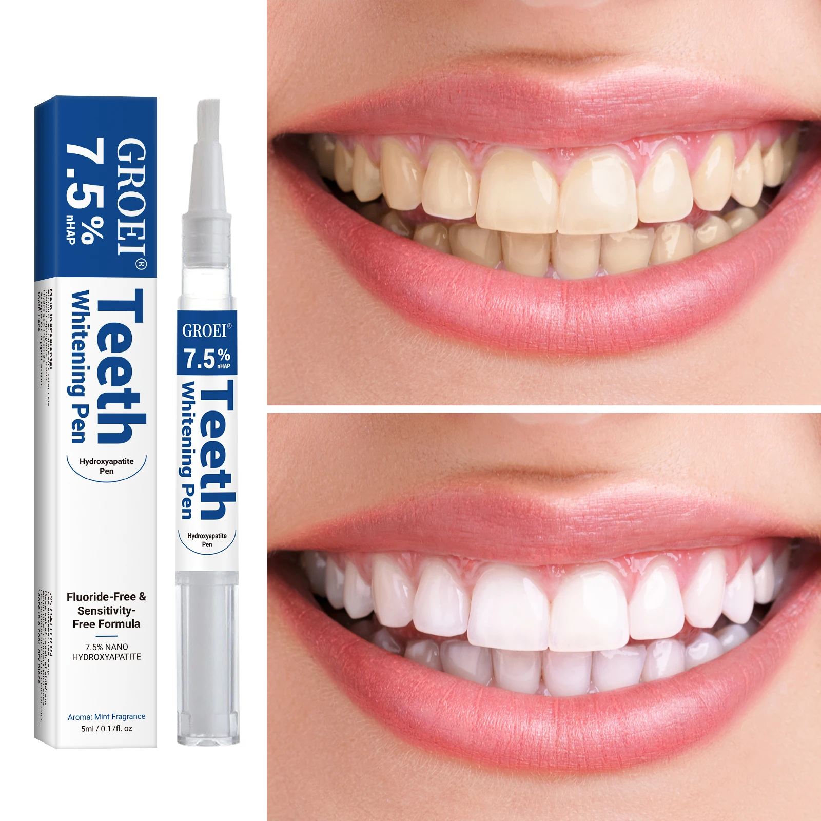 Pluma blanqueadora de dientes  - Teeth Whitening With Hydrogen Peroxide reseña y precio