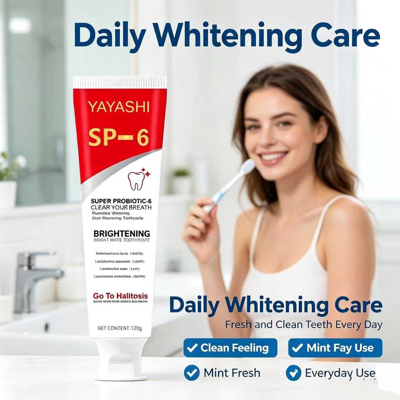 Pasta Dental Probiótica Sp-6,  - Teeth Whitening Treatment reseña y precio