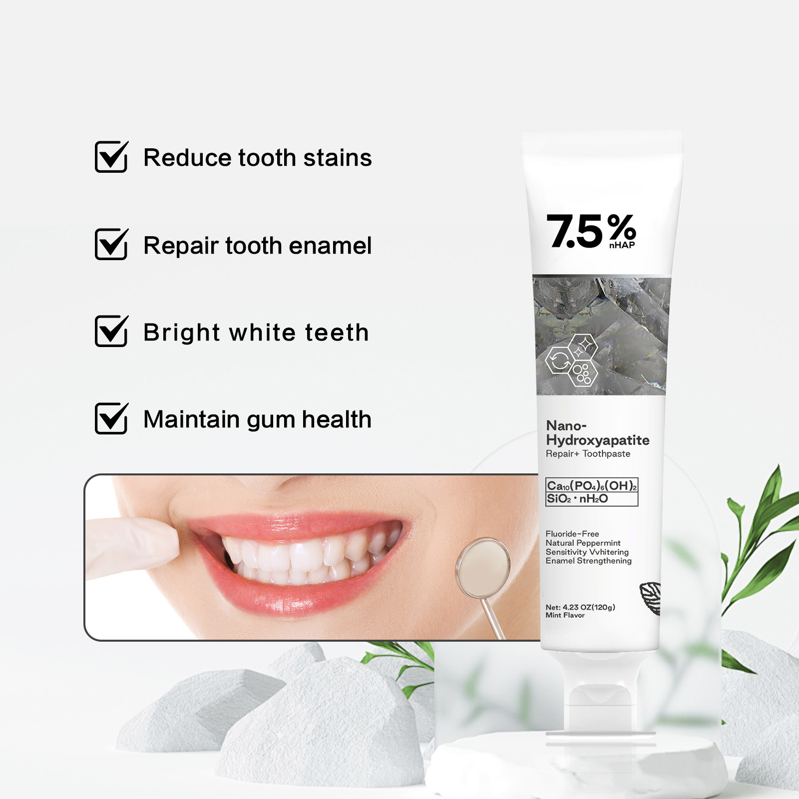 Pasta Dental con Nano Hidroxia - Teeth Whitening Treatment reseña y precio
