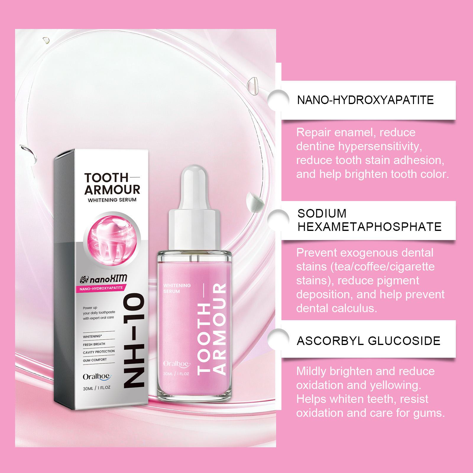 Suero Blanqueador Dental con N - Enamel Repair Serum reseña y precio