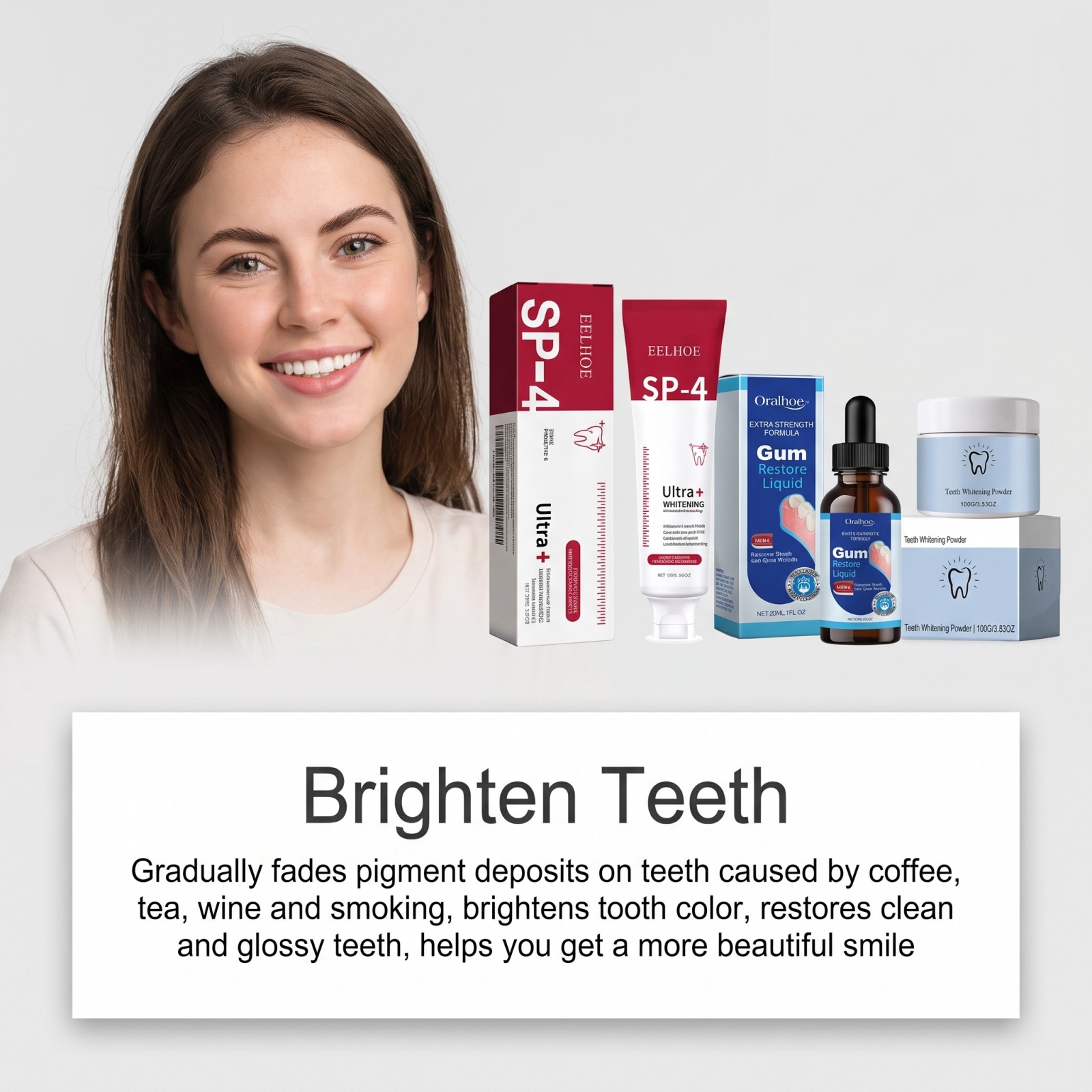 Set de Cuidado Bucal, Pasta De - Teeth Whitening With Hydrogen Peroxide reseña y precio