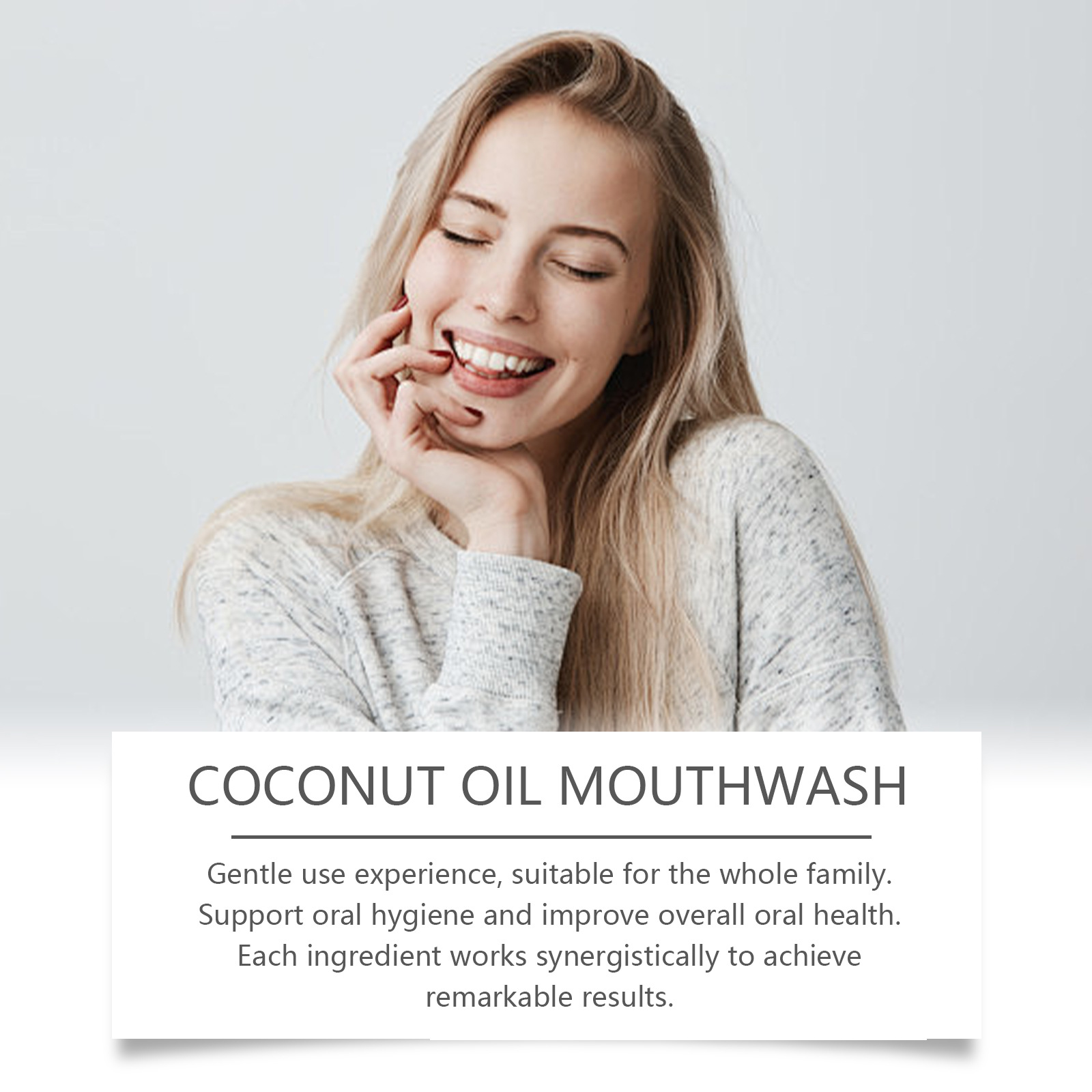 Oralhoe aceite de coco enjuagu - Teeth Whitening With Coconut Oil reseña y precio