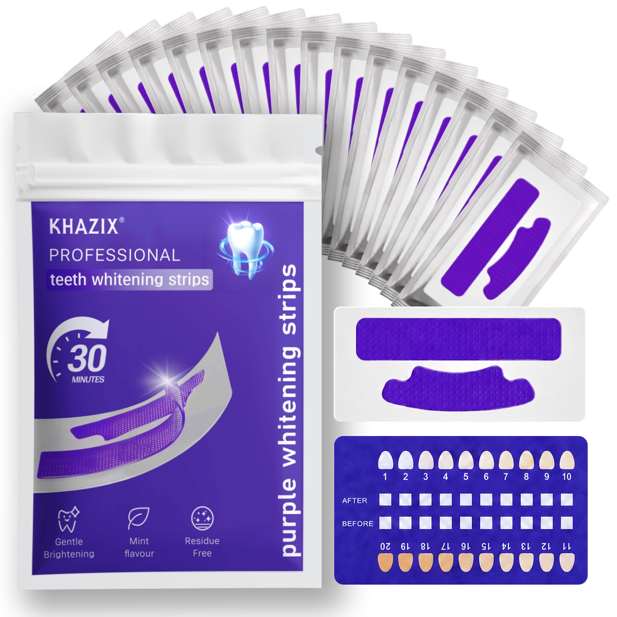 7 Tiras Blanqueadoras de Dient - Teeth Whitening Strips Permanent reseña y precio