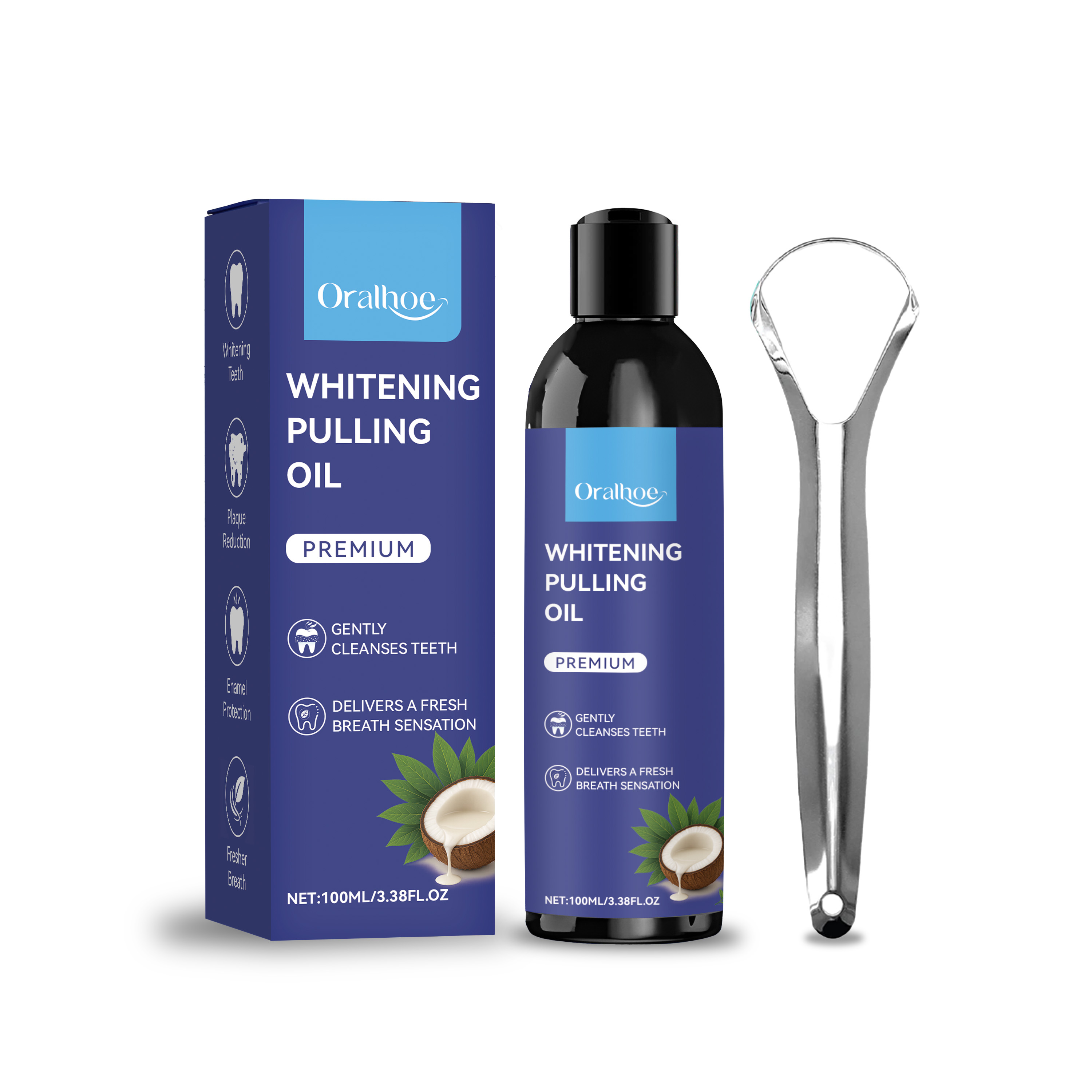 Aceite de coco para tirar con  - Teeth Whitening With Coconut Oil reseña y precio