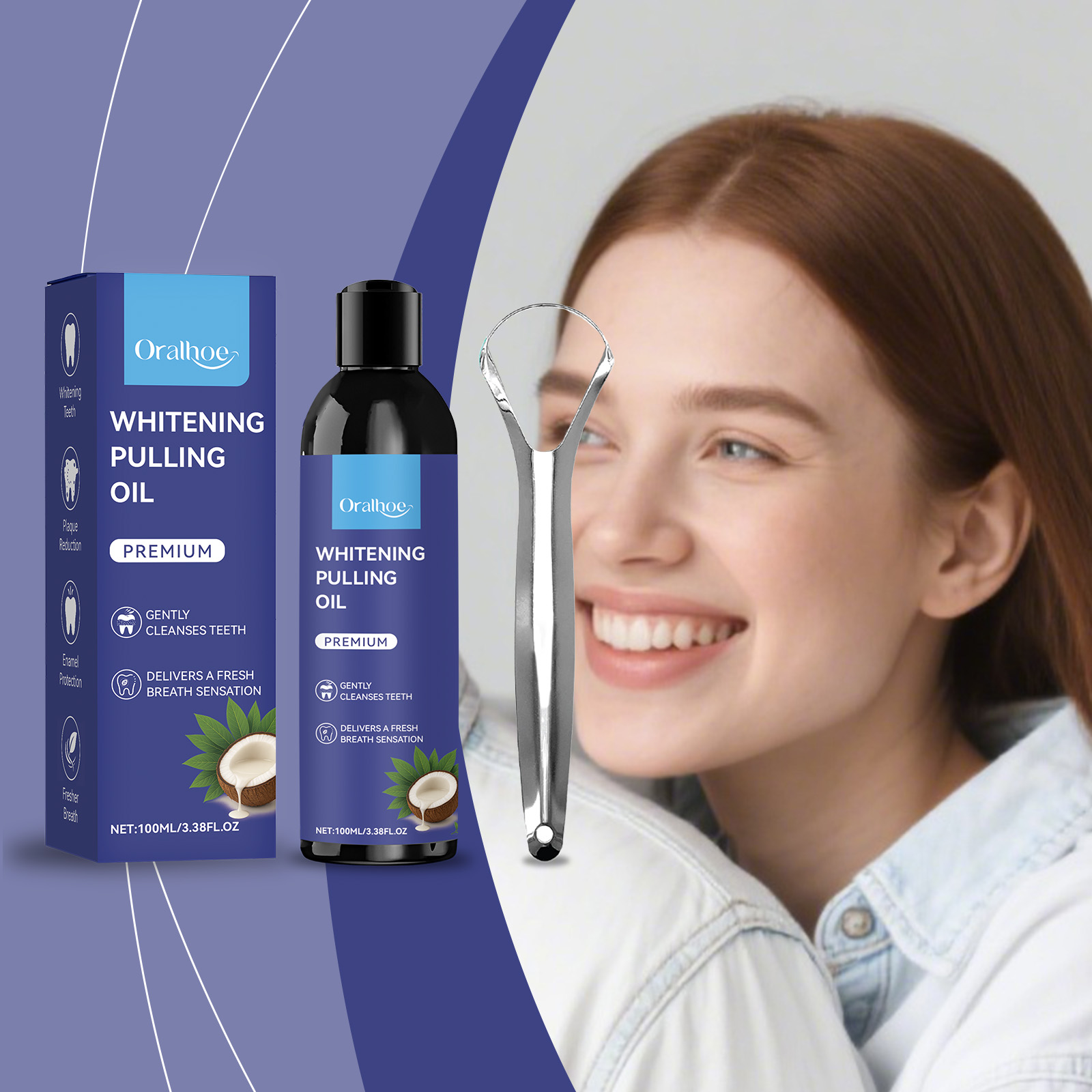 Aceite de coco para tirar con  - Teeth Whitening With Coconut Oil reseña y precio
