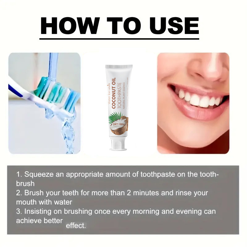 Pasta de dientes blanqueadora  - Teeth Whitening With Coconut Oil reseña y precio