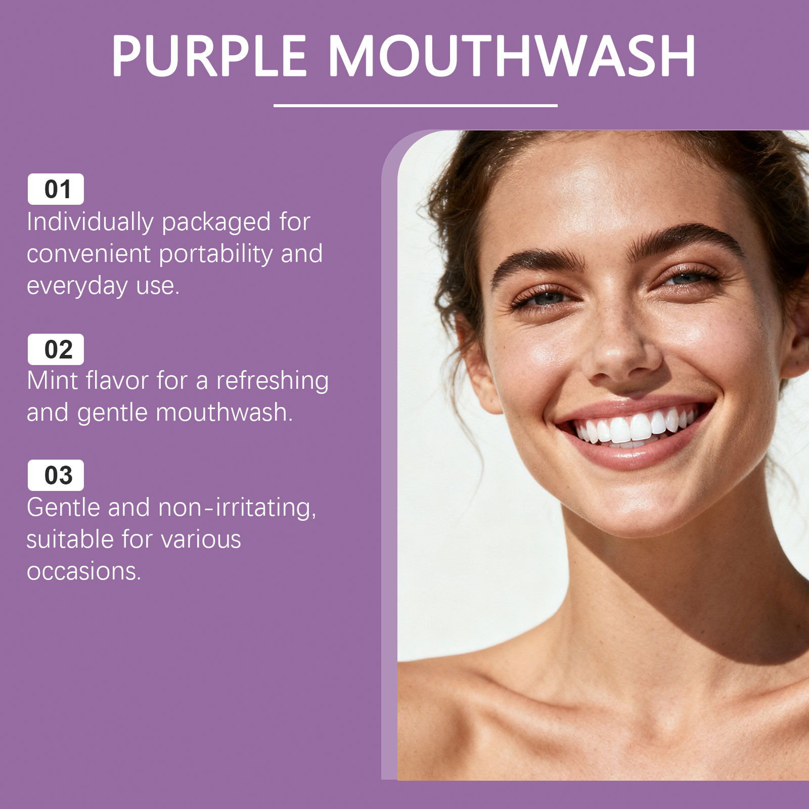 Tiras de Enjuague Bucal Púrpur - Teeth Whitening Promotion reseña y precio