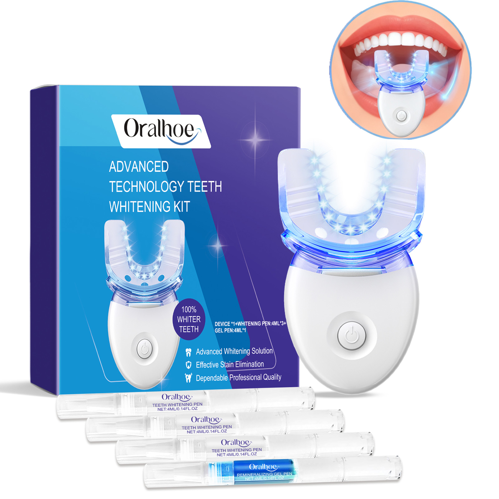 Kit de luz LED para blanqueami - Teeth Whitening Treatment reseña y precio