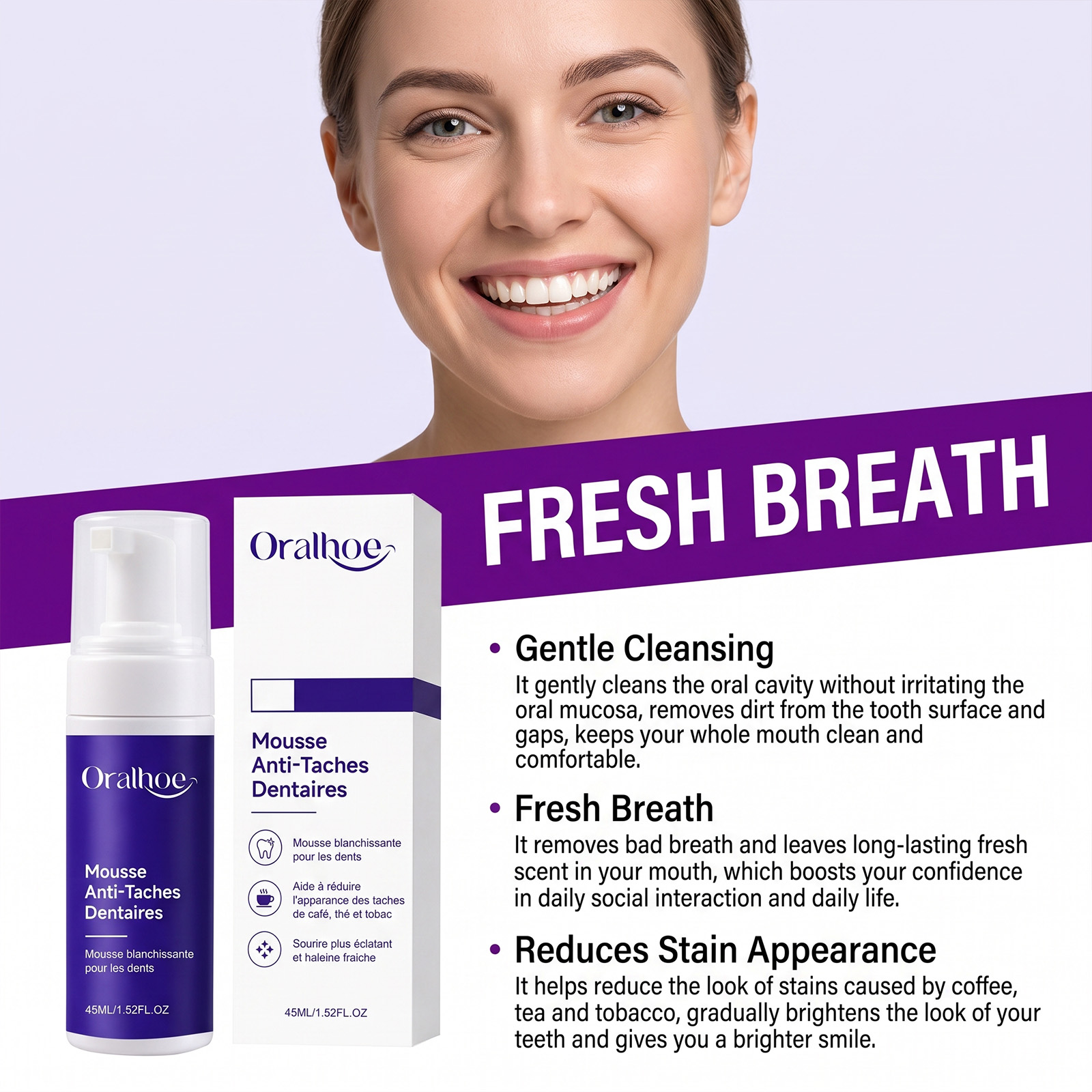 Espuma Dental Blanqueadora Sua - Teeth Whitening Treatment reseña y precio