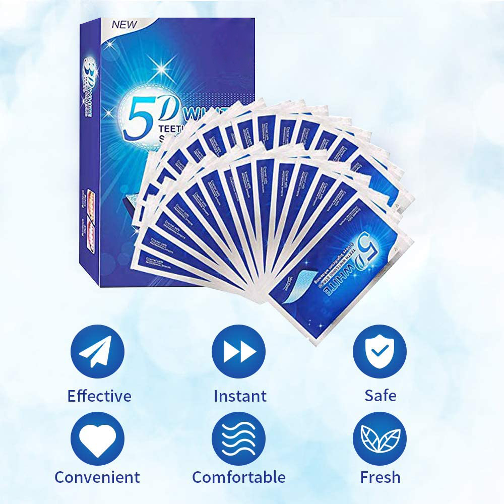 Tiras Blanqueadoras de Dientes - Teeth Whitening Strips Permanent reseña y precio