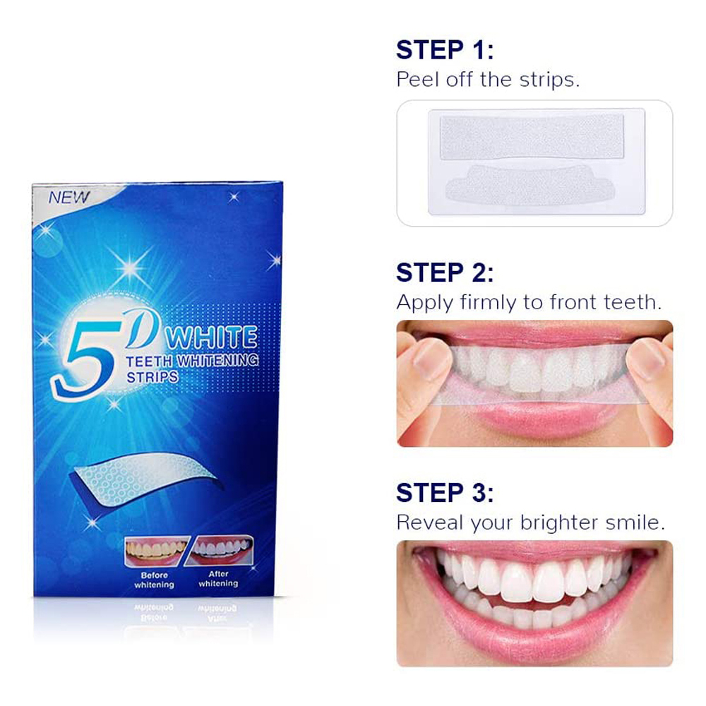 Tiras Blanqueadoras de Dientes - Teeth Whitening Strips Permanent reseña y precio